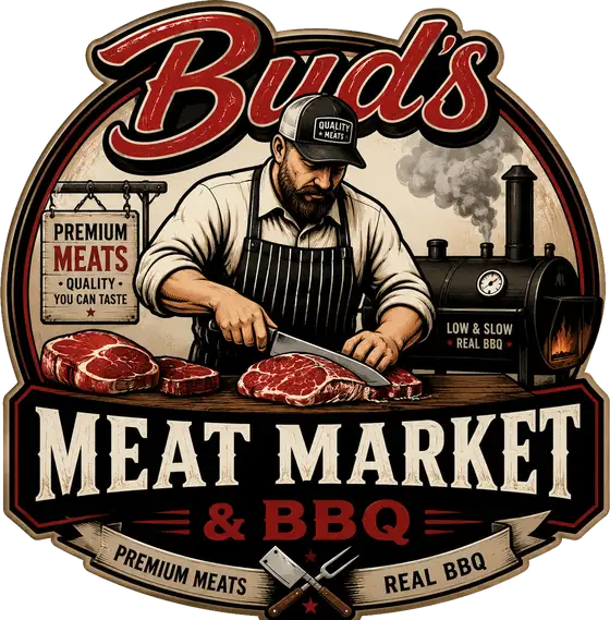 Bud's Meat Market & BBQ logo